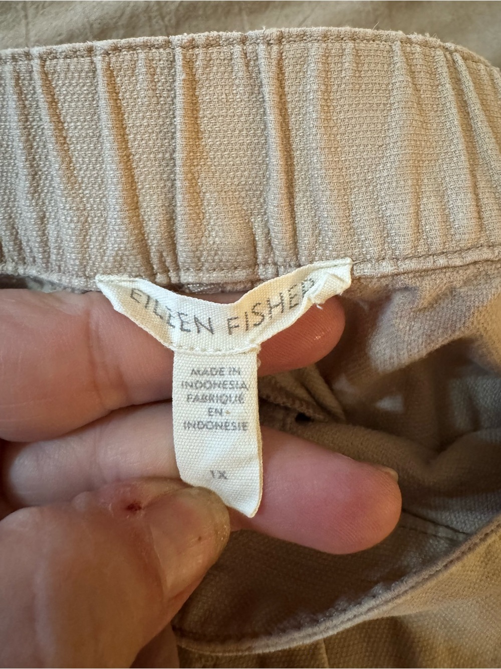 Eileen Fisher Light Beige Capris - Picture 10 of 14